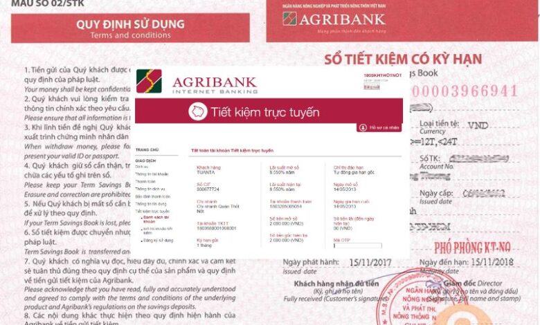 Cách tính lãi suất tiết kiệm ngân hàng Agribank